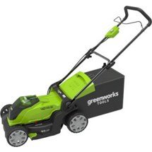 Аккумуляторная газонокосилка GreenWorks G40LM41 G-MAX - фото