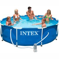 Каркасный бассейн INTEX Metal Frame 56996/28212 (366х76 см + фильтр-насос) - фото
