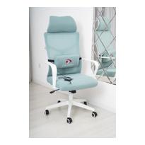 Офисное кресло Calviano Milan Аir Blue (с функцией вибрамассажа) - фото2