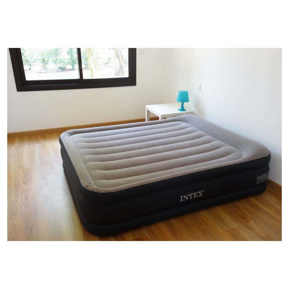 Надувная кровать Deluxe Pillow Rest Reised Bed Intex 64136