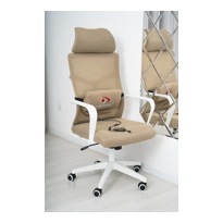 Офисное кресло Calviano Milan Аir Beige (с функцией вибрамассажа) - фото2