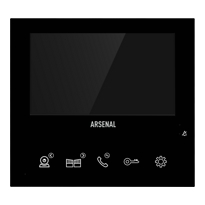 Видеодомофон Arsenal Афина Pro (черный) - фото