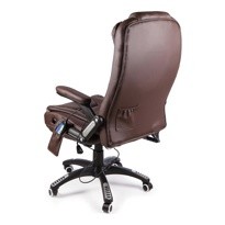Вибромассажное офисное кресло Calviano Veroni 53 (коричневое) - фото2