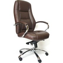 Кресло офисное Everprof Kron PU (коричневый) - фото