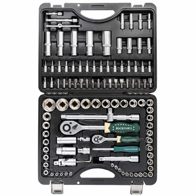 Набор головок и бит 108пр. 1/4'',1/2'' RockFORCE RF-41082-5 Набор головок и бит 108пр. 1/4'',1/2'' RockFORCE RF-41082-5