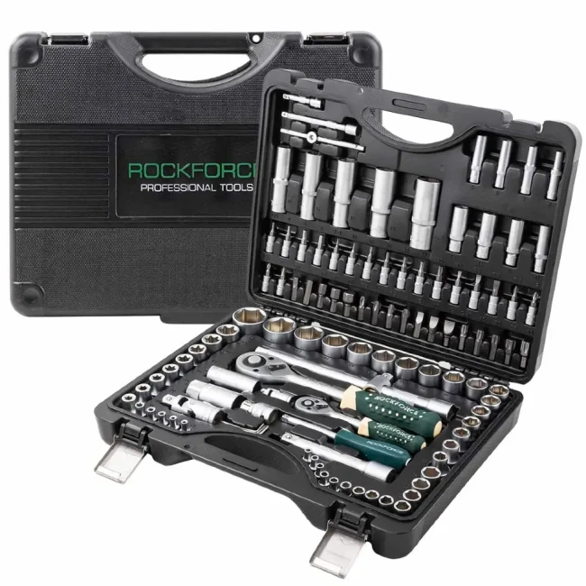 Набор головок и бит 108пр. 1/4'',1/2'' RockFORCE RF-41082-5 Набор головок и бит 108пр. 1/4'',1/2'' RockFORCE RF-41082-5