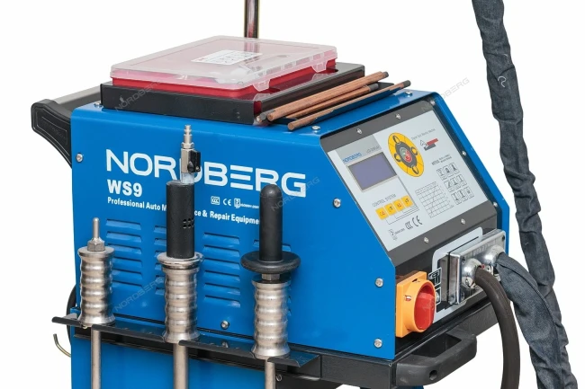 Споттер сварочный аппарат точечной сварки NORDBERG WS9 (380В) Споттер сварочный аппарат точечной сварки NORDBERG WS9 (380В)