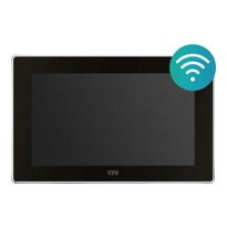 Видеодомофон CTV-M5701 Wi-Fi (черный) - фото