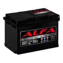 Аккумулятор автомобильный ALFA Hybrid 77 R (77Ah) - фото