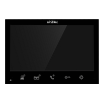 Видеодомофон Arsenal Грация Pro SD (черный) - фото
