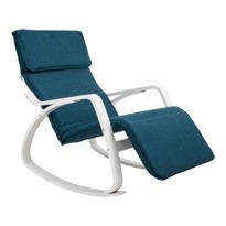Кресло-качалка Calviano Relax 1106 синее - фото