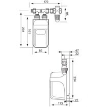 Проточный водонагреватель DAFI X4 5.5 кВт - фото2