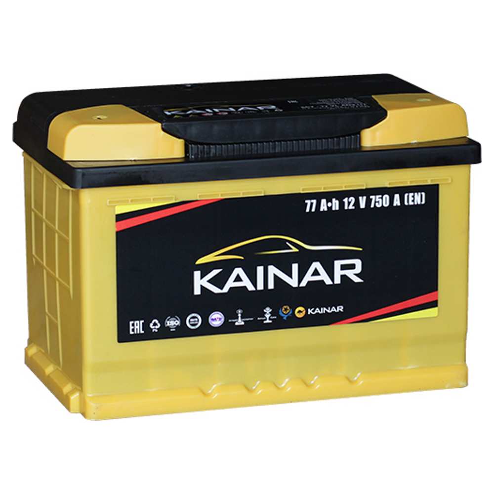 Автомобильный аккумулятор Kainar 77 R (750A)