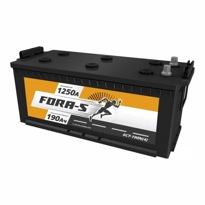 Аккумулятор автомобильный FORA-S 190 (3) евро +/- клемма конус - фото