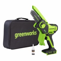 Мини-Пила аккумуляторная цепная GreenWorks G24MCS10 (Без АКБ и з/у) - фото