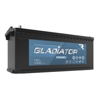 Аккумулятор автомобильный GLADIATOR Dynamic 140 (3) евро +/- - фото