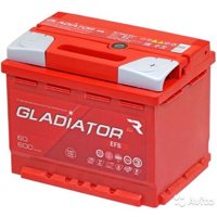 Аккумулятор автомобильный GLADIATOR EFB 60 R - фото