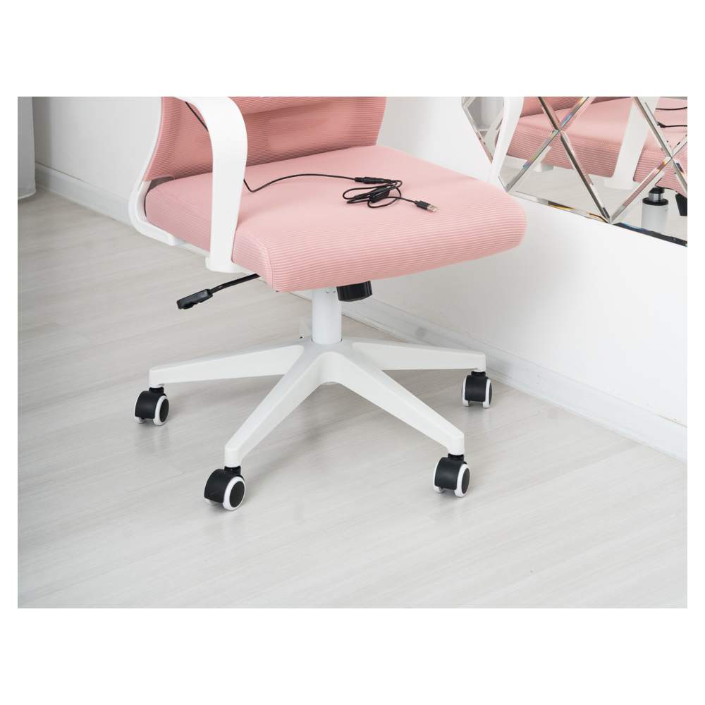 Офисное кресло Calviano Milan Аir Pink (с функцией вибрамассажа)