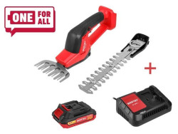 Аккумуляторные садовые ножницы WORTEX SG 1820 + насадка-кусторез - фото