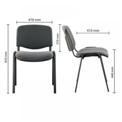 Стул SITUP ISO black C-38 - фото2