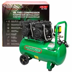 Компрессор безмасляный Rock FORCE RF-V30/50 OIL FREE - фото