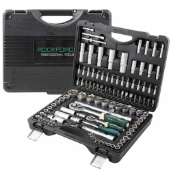 Набор головок и бит 108пр. 1/4'',1/2'' RockFORCE RF-41082-5 - фото2