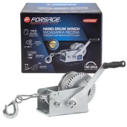 Лебедка ручная барабанная Forsage F-KB-S-2500 (1130кг.) - фото