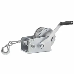 Лебедка ручная барабанная Forsage F-KB-S-2000 (0,9т.) - фото2