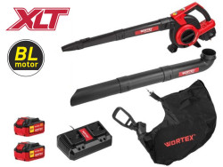 Аккумуляторная воздуходувка-пылесос Wortex BB 2536-1 D ALL1 XLT 1333418 (с 2-мя АКБ) - фото