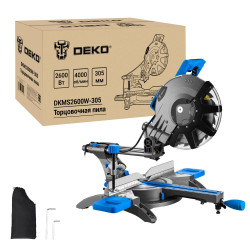 Торцовочная пила DEKO DKMS2600W-305 Laser - фото