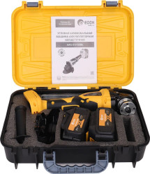 Аккумуляторная углошлифмашина Edon AAG-21/125BL - фото2