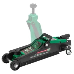 Домкрат подкатной гидравлический RockFORCE RF-T830031DS (2,5т) в кейсе - фото2