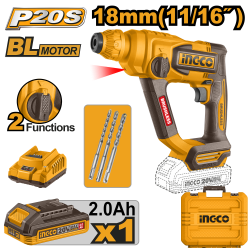 Аккумуляторный перфоратор INGCO CRHLI201881 - фото