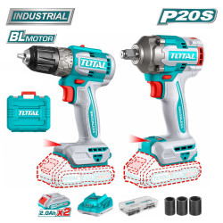 Набор аккумуляторного инструмента Total TCKLI20271 - фото