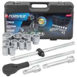 Набор инструментов 14пр. 3/4''(6гр.) (22-50мм) Forsage F-6141-5 - фото