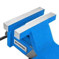 Тиски стальные поворотные с наковальней Forsage 150мм (F-6540806) - фото2