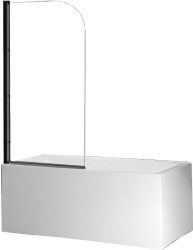 Душевая шторка на ванну Roxen Brimen 80x140 (52010-80B) - фото