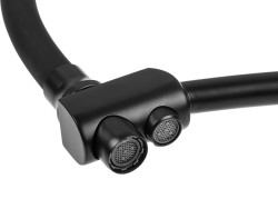 Смеситель для кухни с гибким изливом AV Engineering AVLUX4-A49BL (черный) - фото2