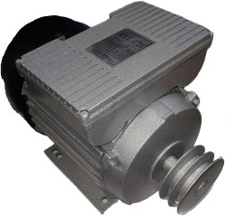 Электродвигатель для компрессора 3 кВт со шкивом (220В) - фото