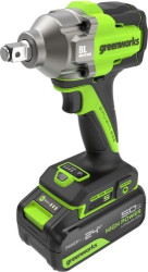 Аккумуляторный гайковерт Greenworks IW5500 (АКБ 5А/ч + ЗУ) - фото