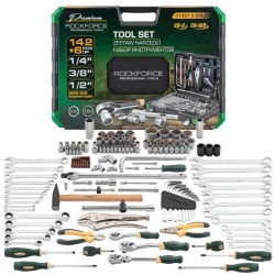 Набор инструментов Rock FORCE RF-41421-5 GOLD (142+6 пр.) - фото