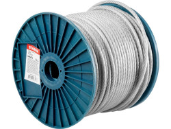 Трос стальной в ПВХ М6(5) DIN 3055 (бухта 100 м) (SMP-53736-100) - фото