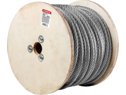 Трос стальной оцинкованный М12 (DIN 3060) (бухта 100 м) - фото