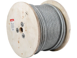 Трос стальной в ПВХ М10(8) STARFIX (SMP-54490-100) (бухта 100 м)  - фото