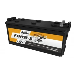 Автомобильный аккумулятор FORA-S 132 Ач, 880 А, 12 v, Обратная L+ (3) euro, D4 (A) - фото