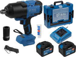 Аккумуляторный ударный гайковерт BULL SC 1810 Xcase (2х6 А*ч) - фото2