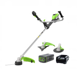 Триммер аккумуляторный Greenworks TB201H 2112407UB (с 1-им АКБ 5 А/ч) - фото