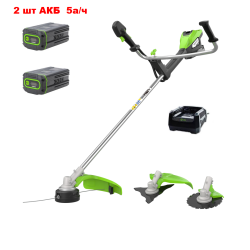 Триммер аккумуляторный Greenworks TB201H (Акб 5а/ч - 2 шт) - фото