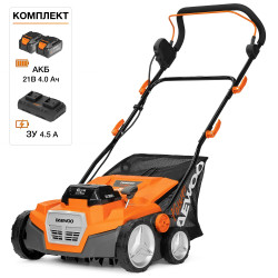 Аэратор-скарификатор аккумуляторный Daewoo DSC 3842Li SET - фото