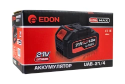 Аккумулятор EDON UAB-21/4 (Li-ion, 21 В, 4,0A/ч) - фото2